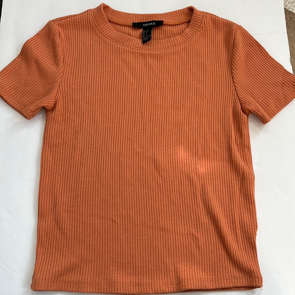 Forever 21 Apricot Orange Top